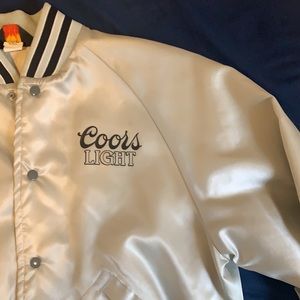 VINTAGE COORS LIGHT BOMBER JACKET